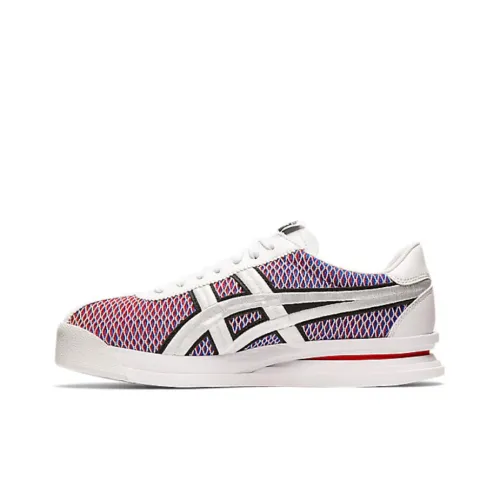 Onitsuka Tiger CORSAIR Slip-resistant Abrasion-resistant Lightweight Low-Top Running Shoes Unisex Red Blue На английском языке это будет Onitsuka Tiger CORSAIR Противоскользящий Устойчивый к износу Легкий Низкий Топ Беговые Кроссовки Унисекс Красный Синий