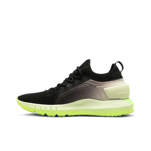 Under Armour HOVR Phantom Амортизация Низкие Кроссовки для Бега Унисекс Черный Зеленый
