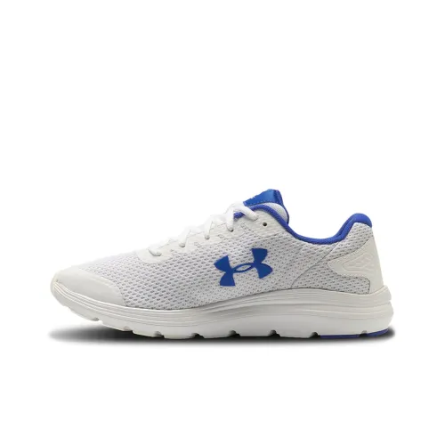 Under Armour Surge 2 Low Беговые кроссовки Мужские Белые и Синие