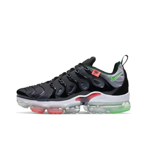 Nike Vapormax Plus Low Топ Повседневные Беговые Кроссовки Мужские Черные Красные Зеленые