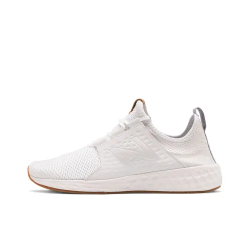 New Balance NB Fresh Foam Cruz V1 Cruzv1 Low Топ Беговые кроссовки Мужской Белый