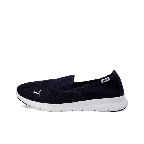 PUMA Flex Essential Slip-On Anti-Slip Lightweight Low-Top Беговые кроссовки Мужские Marine Blue