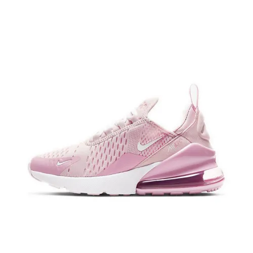 Nike Air Max 270 Low Беговые кроссовки для женщин белые розовые