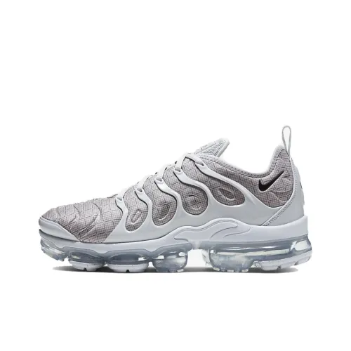 Nike Vapormax Plus Low Топ Беговые кроссовки Унисекс Серый Белый