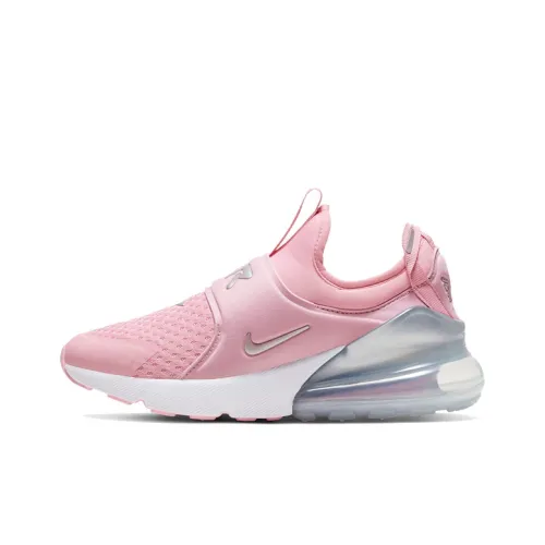 Nike Air Max 270 Low Топ Air Cushion Повседневные Беговые Кроссовки Женские Розовые