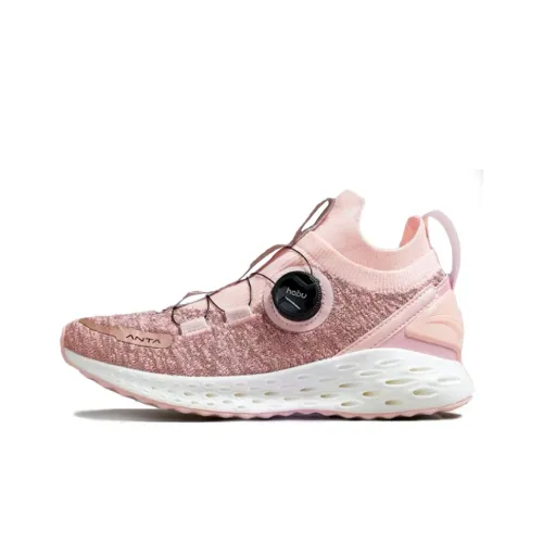 ANTA NASA Collaboration Амортизация Противоскользящий Устойчивый к износу Низкий отскок Низкий топ Беговые кроссовки Женские Розовый