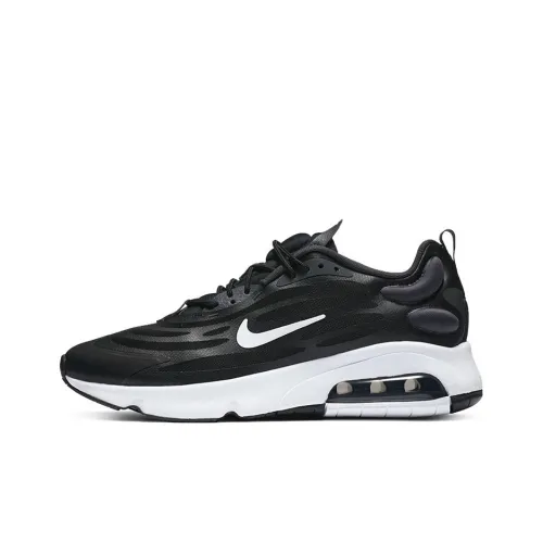 Nike Air Max Exosense Low Беговые кроссовки Мужские Черные Белые