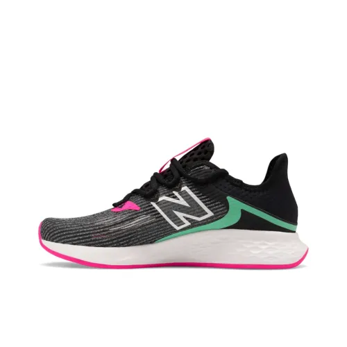 New Balance NB Свежий Пена Низкий Топ Беговые кроссовки Женские Черный Зеленый Розовый