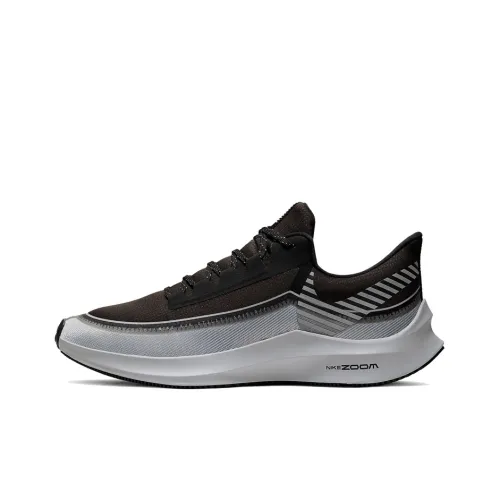 Nike Zoom Winflo 6 Low Топ Беговые кроссовки Мужской Черный Серый