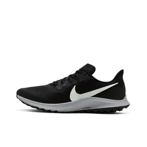 Nike Pegasus 36 Нескользящий Легкий Низкий Топ Повседневные Беговые Кроссовки Унисекс Черный Серый