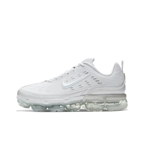 Nike Vapormax 360 Low Топ Air Cushion Повседневные Беговые Кроссовки Мужские Чисто Белые