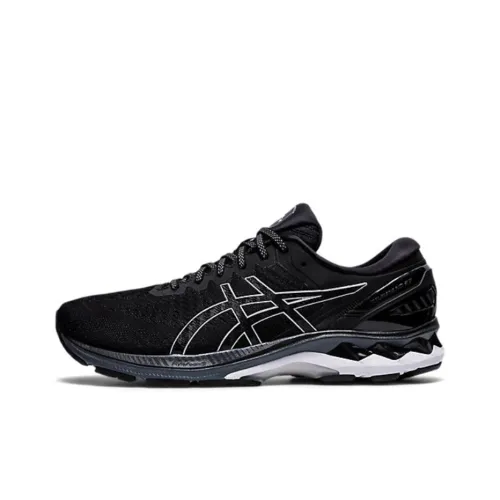 Asics Gel Kayano 27 Low Топ Беговые кроссовки Мужские Черные