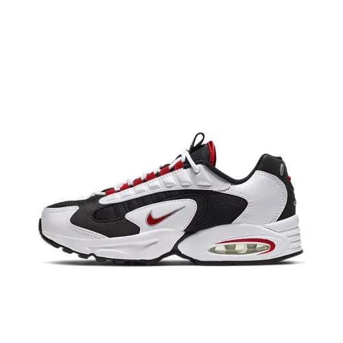 Nike Air Max Tria Low Топ Air Cushion Marathon Беговые кроссовки Женские Черный Белый