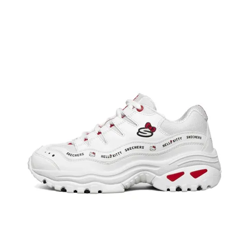 Hello Kitty x Skechers Hello Kitty Повседневные беговые кроссовки Женские Белые