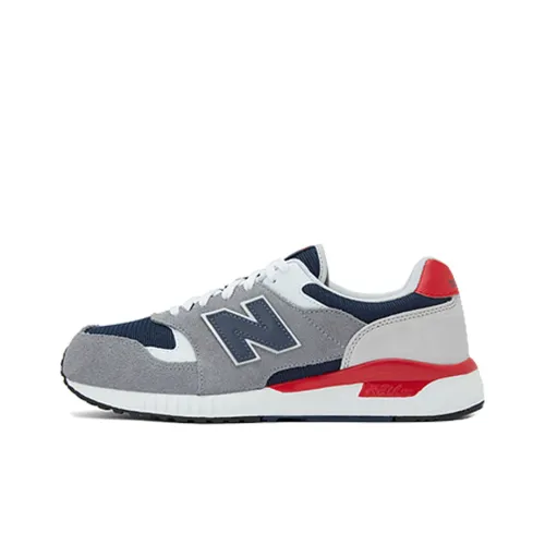 New Balance NB 570 Low Топ Беговые кроссовки Унисекс Серый Синий Красный