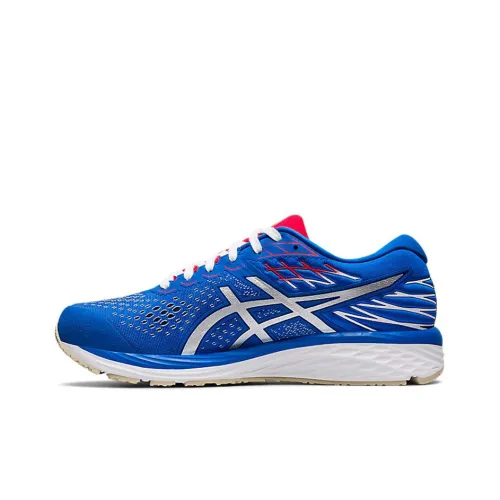 Asics Gel CUMULUS 21 Low Топ Беговые кроссовки Мужские Синие Белые