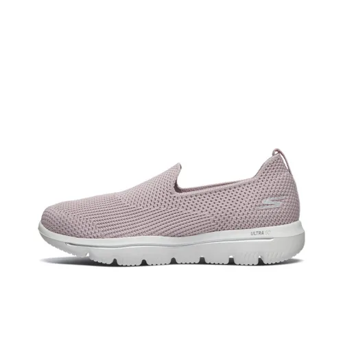 Skechers Go Walk Evolution Ultra Low Топ Повседневные Беговые кроссовки Женские Нюдово-розовые