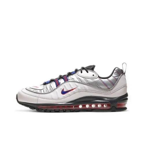 Nike Air Max 98 Low Топ Повседневные Беговые Кроссовки Мужские Дикий Серый