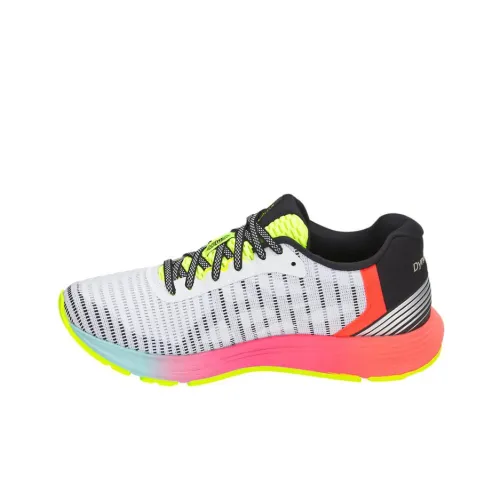 Asics Dynaflyte 3 Low Топ Беговые кроссовки Женские Белый Розовый Черный