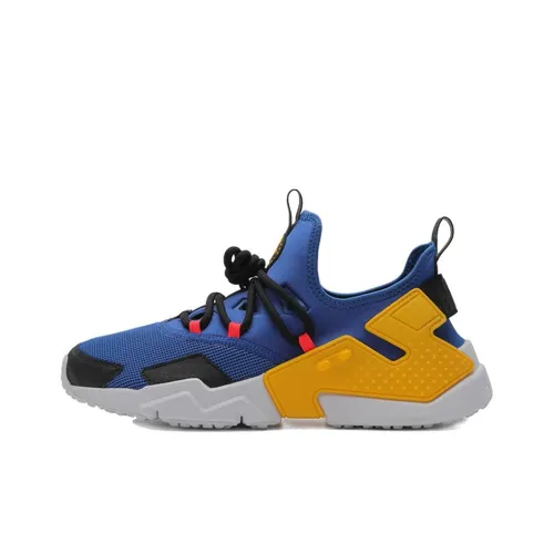 Nike Huarache Drift Non Slip Легкий Низкий Топ Повседневная Беговая Обувь Мужская Желтая Синяя