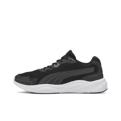 PUMA 90s Runner Slip-Resistant Дышащий Легкий MID Топ Softfoam+ Повседневные Беговые Кроссовки Унисекс Черные