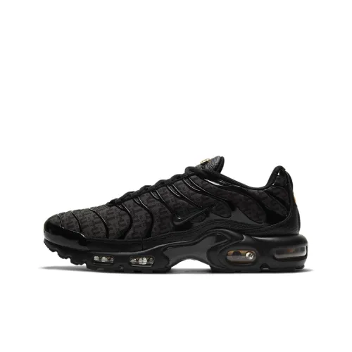 Nike Air Max Plus Low Топ Беговые кроссовки Мужские Черный воин Tn С принтом по всей поверхности
