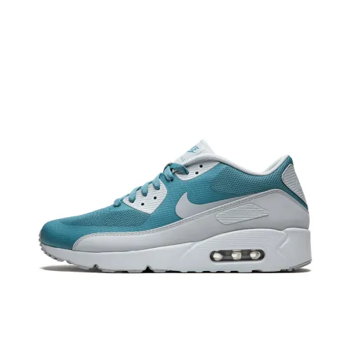Nike Air Max 90 Low Топ Беговые кроссовки Мужской Синий Белый
