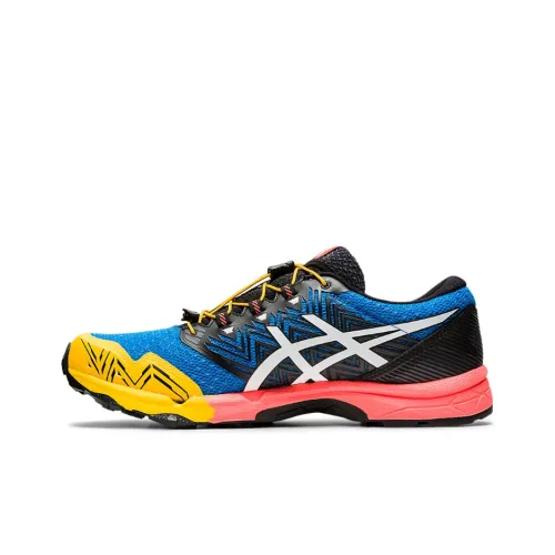 Asics Gel FujiTrabuco 7 Кроссовки для трейлраннинга Мужские Синие Розовые Желтые