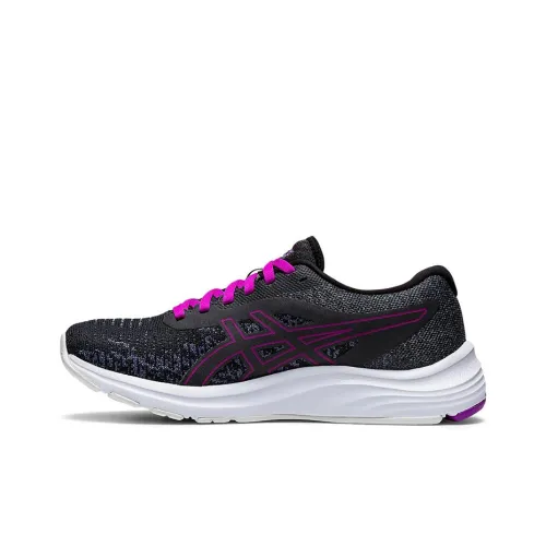 Asics Gel Impulse 12 KNIT Low Топ Беговые кроссовки Женские Черный Фиолетовый