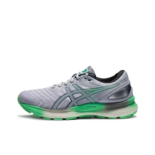 Asics Gel Nimbus Lite Low Top Беговые кроссовки Мужские Белый Серый Зеленый