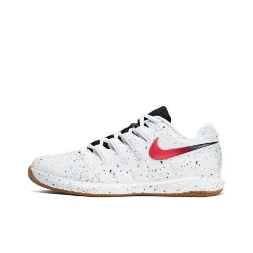 Nike Air Zoom Vapor X Амортизация Balance Низкий Топ Марафон Беговые кроссовки Унисекс Белый Красный Кляксы чернил