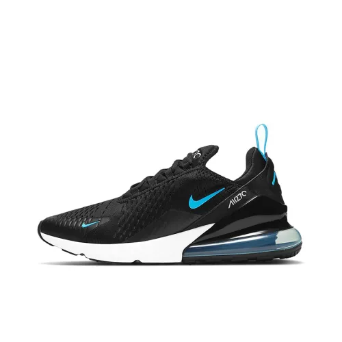 Nike Air Max 270 Low Беговые кроссовки Мужские Черные Синие Белые