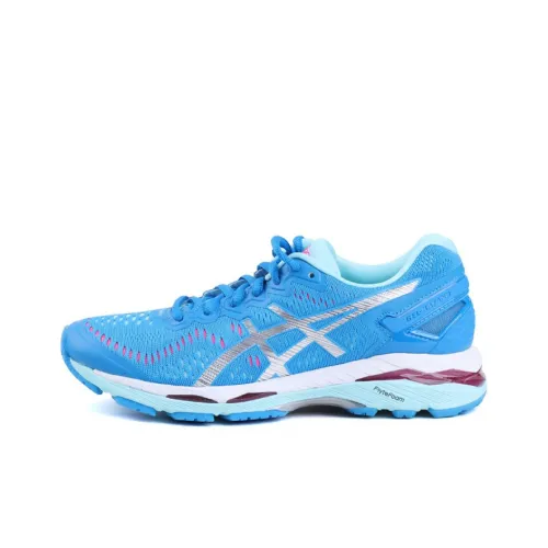 Asics Gel Kayano 23 Low Топ Беговые кроссовки Женские Синие