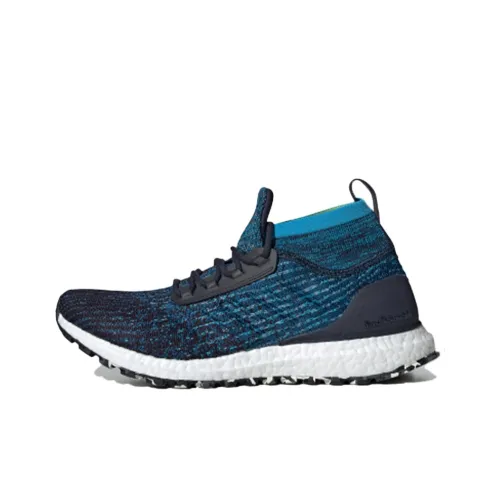 Adidas ULT Шокаблоки Устойчивые к истиранию Низкий Топ Беговые кроссовки Мужские Бирюзовые