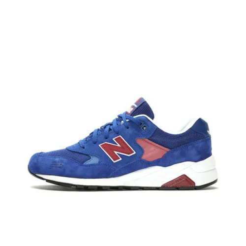 New Balance NB 580 Дышащий Легкий Верх Низкий Топ Повседневные Беговые Кроссовки Мужские Синие D Ширина