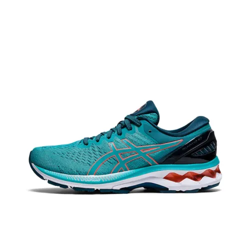 Asics Gel Kayano 27 Low Топ Беговые кроссовки Женские Зеленый