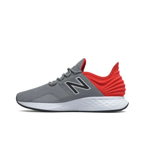 New Balance NB Свежий Пена ROAV Коллекция Низкий Топ Беговые кроссовки Мужской Серый Красный