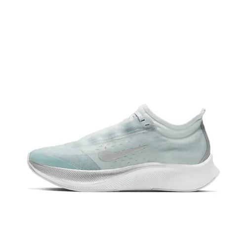 Nike Zoom Fly 3 Нескользящий Легкий Низкий Топ Беговые кроссовки Женские Мятно-зеленый