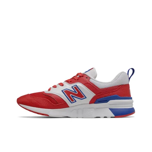New Balance NB 997H Дышащий Поддержка Низкий Верх Марафон Беговые кроссовки Мужской Красный Белый Синий