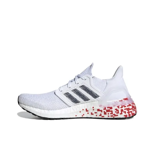 Adidas ULT Противоскользящие Низкие Беговые Кроссовки Женские Белые Алые