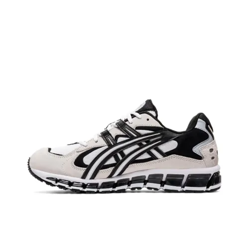 Asics Gel Kayano 5 Low Топ Беговые кроссовки Мужские Белый Черный