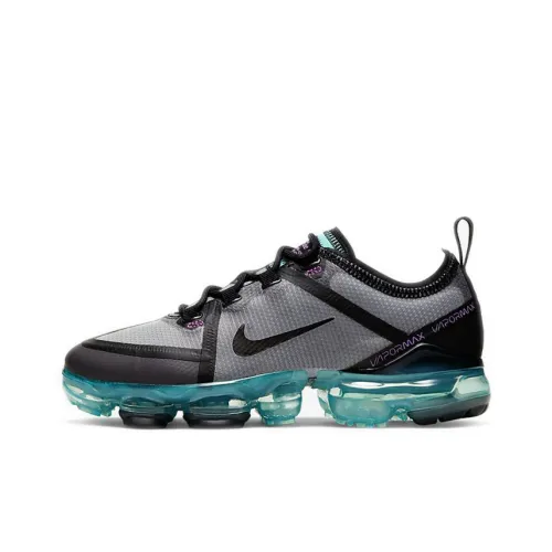 Nike VaporMax 2019 Low Беговые кроссовки Женские Черные Зеленые