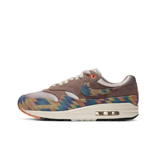 Nike Air Max 1 Low Беговые кроссовки Мужские Коричневый Умбра Оранжевый