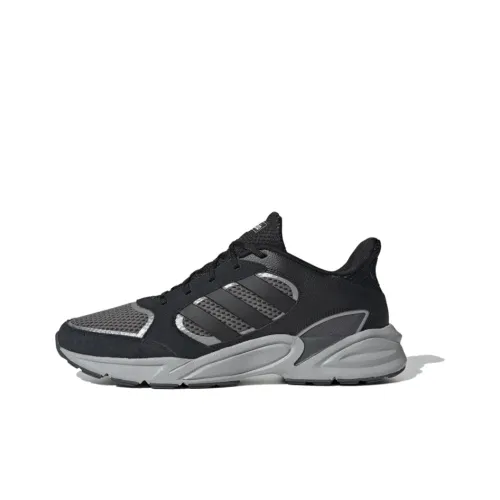 ADIDAS NEO 90S VALASION Низкие Беговые Кроссовки Мужские Черные Серые Серебряные