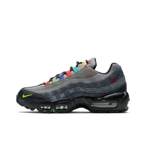 Nike Air Max 95 Low Беговые кроссовки Мужские Серого цвета