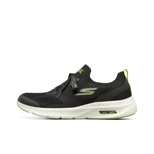 Skechers Go Run Hyper Burst Амортизация Износостойкий Низкий Топ Высокий Отскок Стельки Спринт Беговые кроссовки Мужской