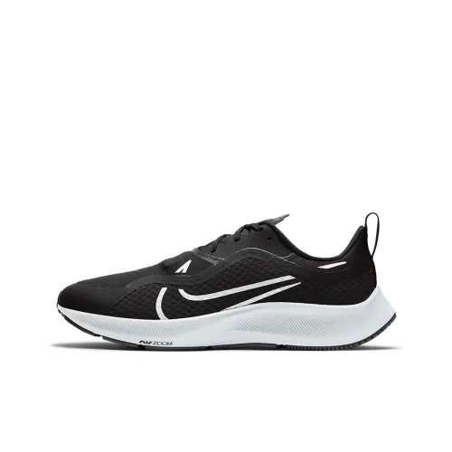 Nike Pegasus 37 Low Топ Марафон Беговые кроссовки Мужской Черный белый
