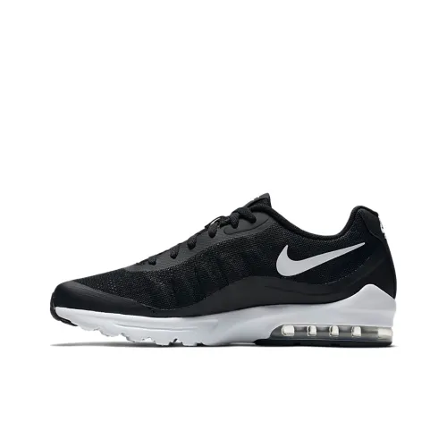 Nike Air Max Invigor Low Беговые кроссовки Топ Унисекс Черный Белый