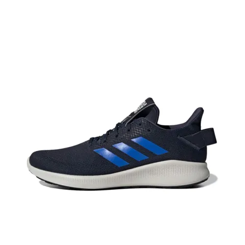Adidas SenseBounce+ Street Breathable Low-Top Беговые кроссовки Мужские Темно-синие