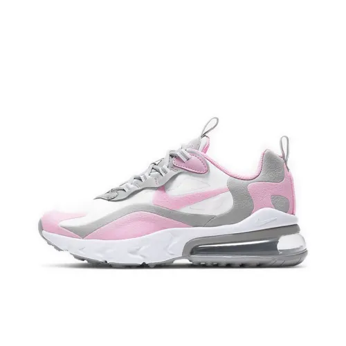 Nike Air Max 270 Low Топ Марафон Беговые кроссовки GS Серый Белый Розовый